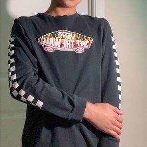 vans “off the wall” long sleeve shirt
